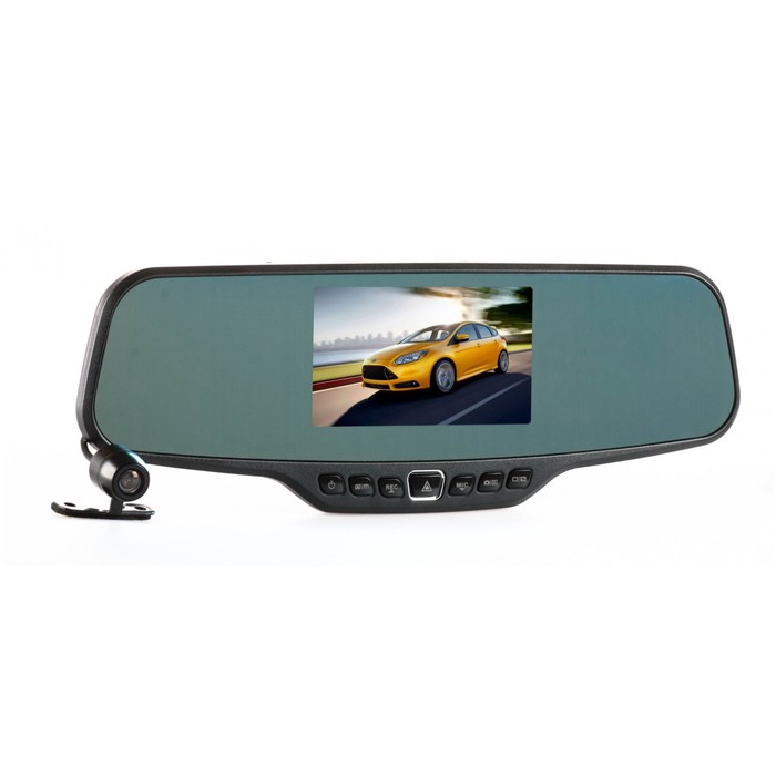 Видеорегистратор BLACKVIEW MD X3 DUAL, две камеры, 4.3", обзор 170°, 1920х1080