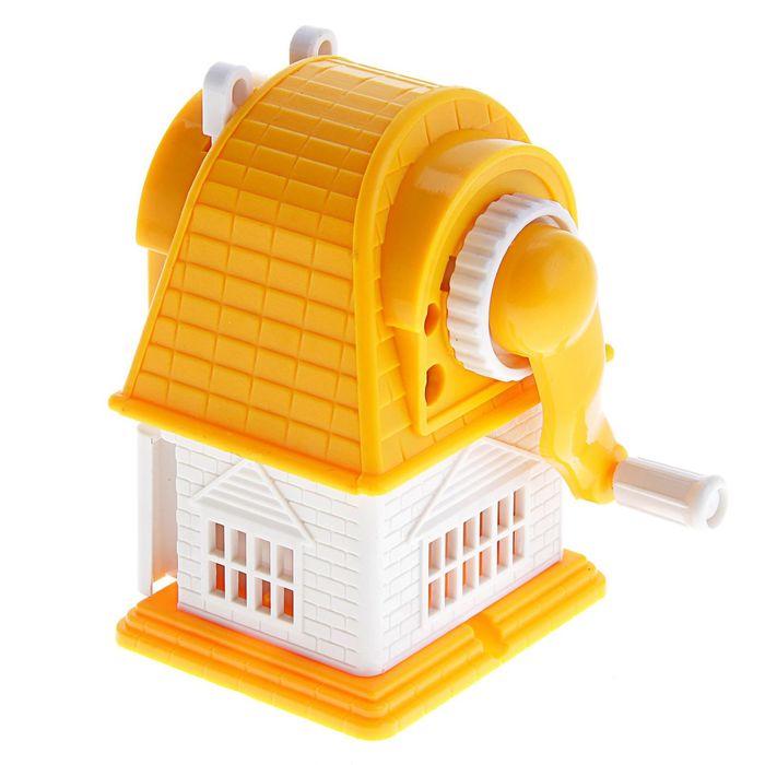 Точилка механическая с контейнером МИКС Домик