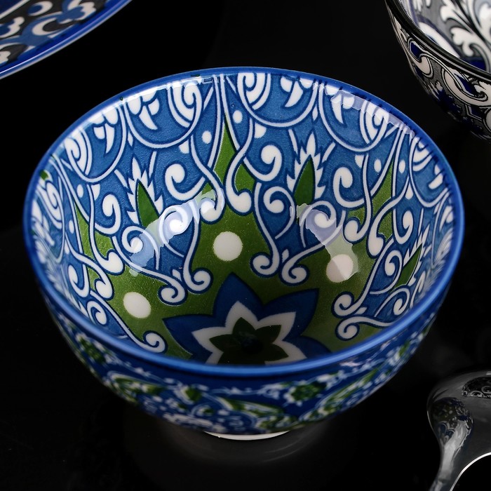 Миска "Джавлон"  9,2х4,7 см, сине-зеленый