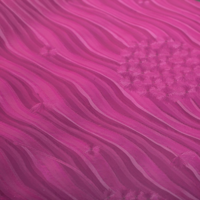 Коврик противоскользящий 30х100 см "Одуванчики", цвет розовый