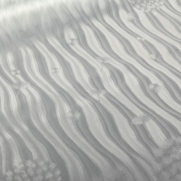 Коврик противоскользящий 45х100 см "Одуванчики", цвет белый