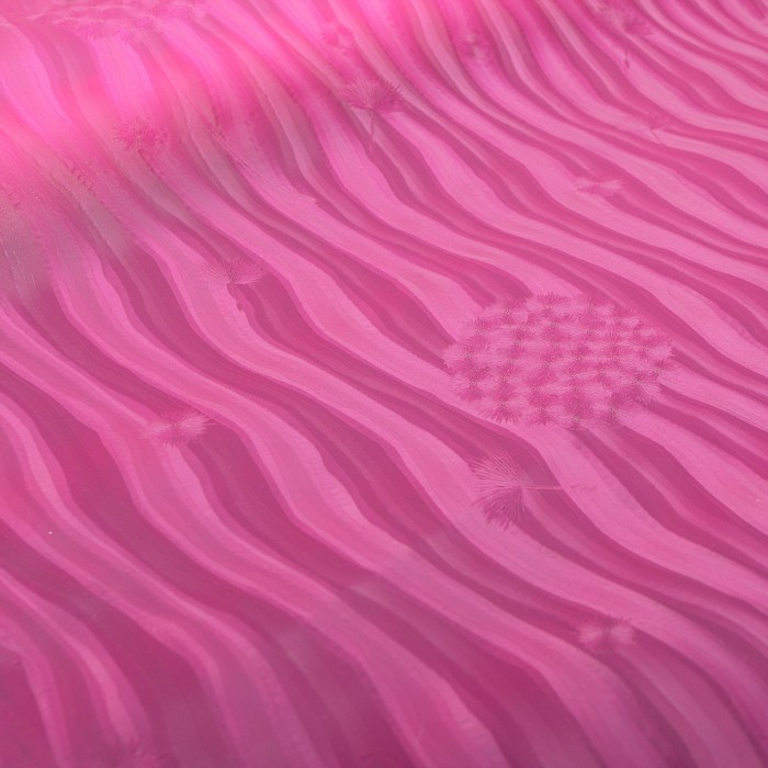 Коврик противоскользящий 45х100 см "Одуванчики", цвет розовый