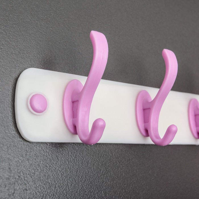 Вешалка на 6 крючков "Сок" МИКС