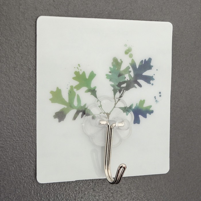 Крючок-наклейка "Ростения", цвет МИКС, рисунок МИКС