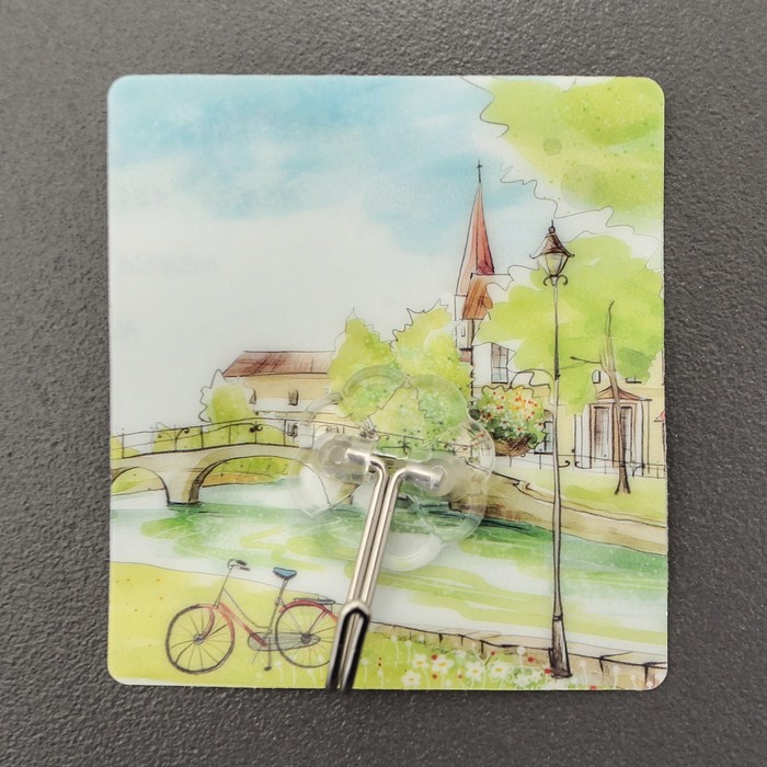 Крючок-наклейка "Раздолье", цвет МИКС, рисунок МИКС