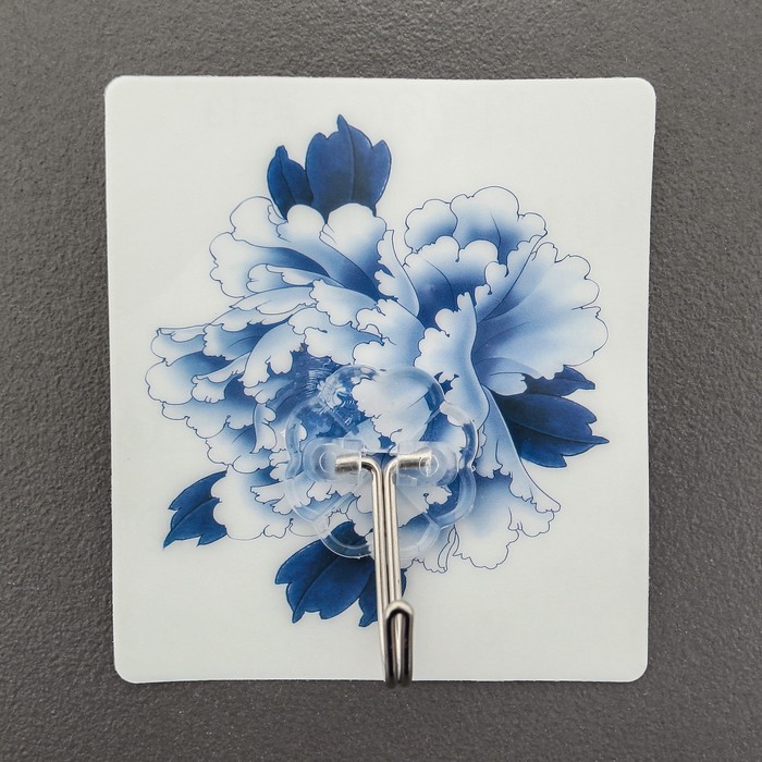 Крючок-наклейка "Лазурь", цвет МИКС 1152709