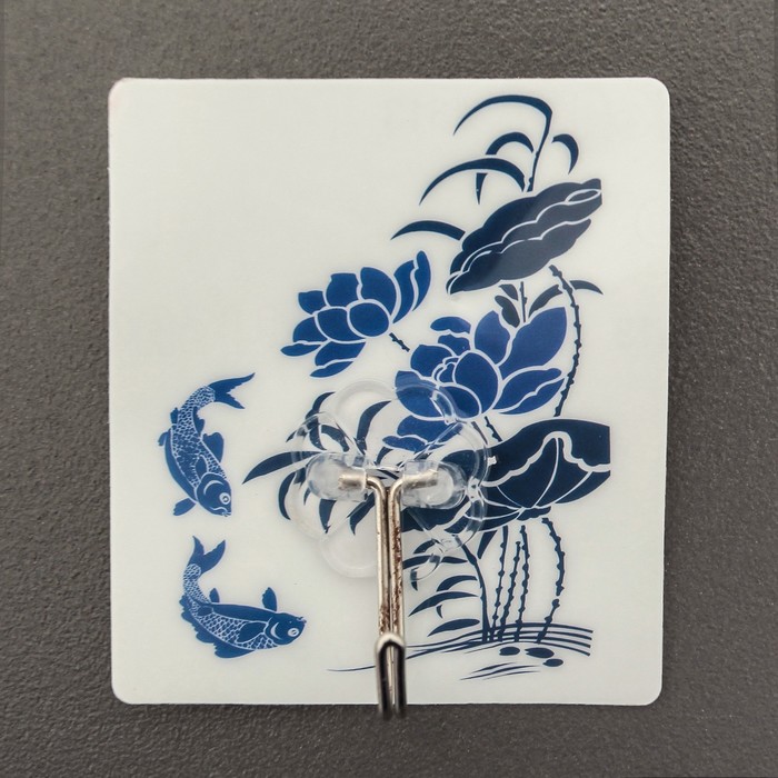 Крючок-наклейка "Лазурь", цвет МИКС 1152709