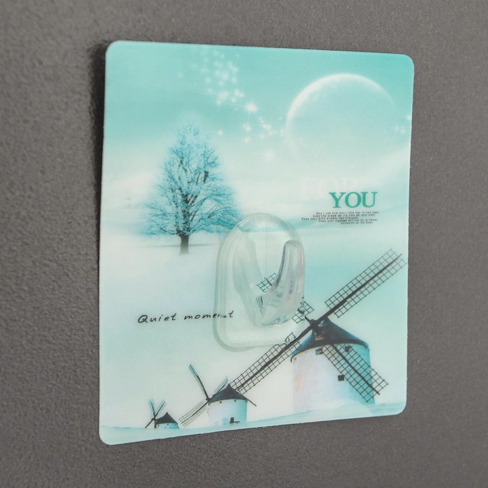 Крючок-наклейка "Пейзаж", цвета МИКС 2369436