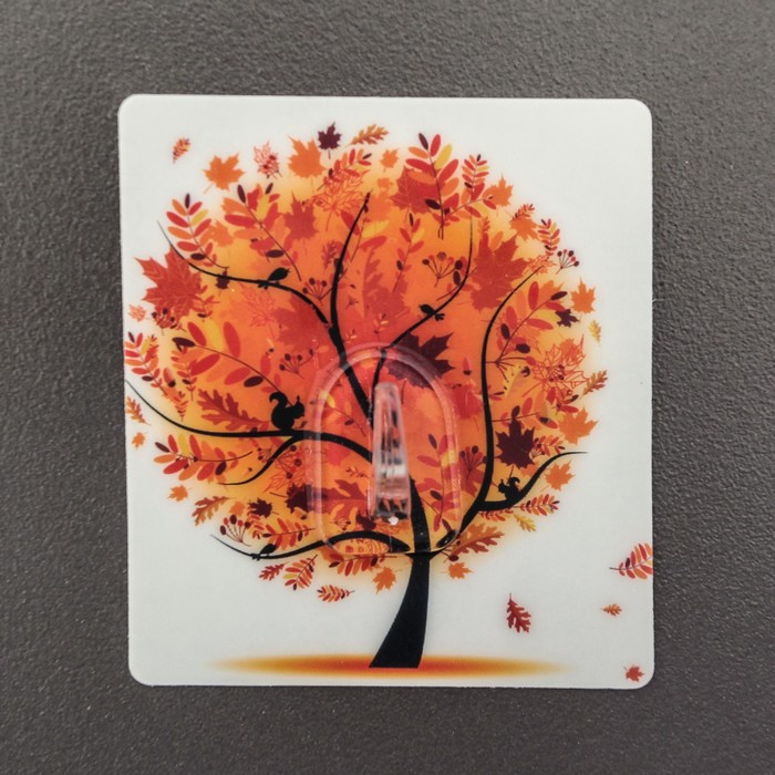 Крючок-наклейка "Фруктовое дерево", цвета МИКС 1275489