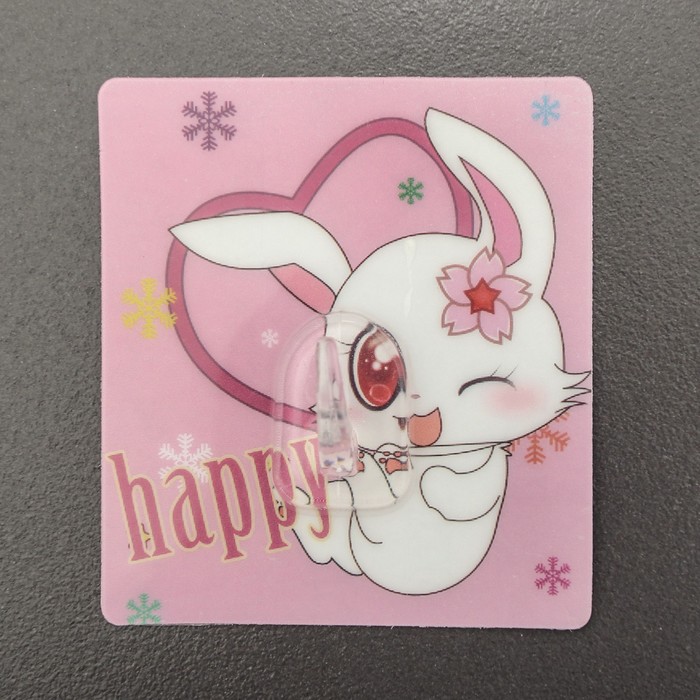 Крючок-наклейка "Лисёнок", цвета МИКС