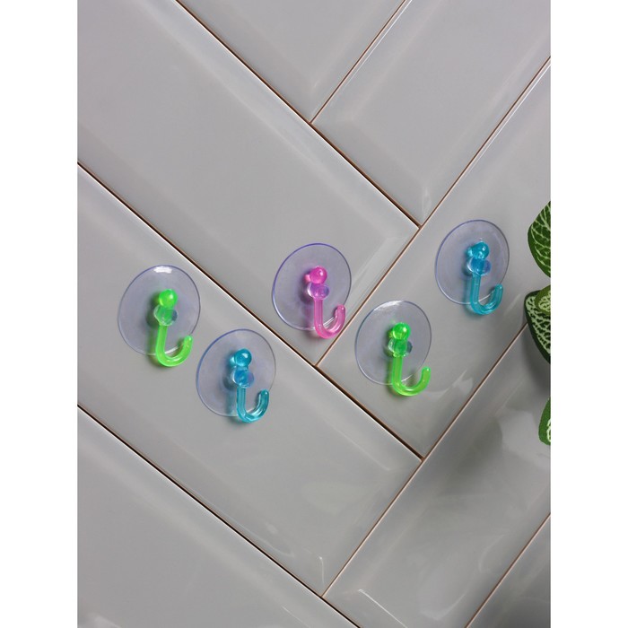 Набор крючков 5 шт "Цветной крючок"