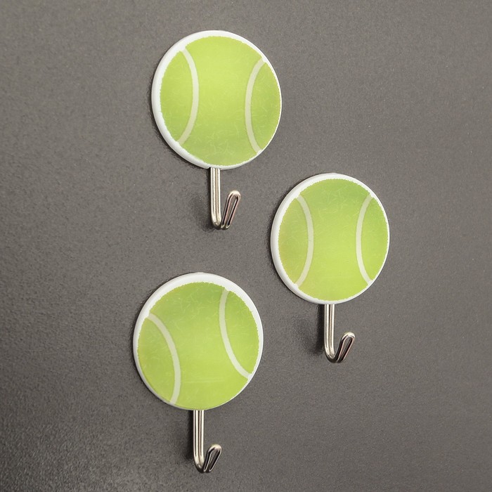 Набор крючков 3 шт, "Большой тенис"