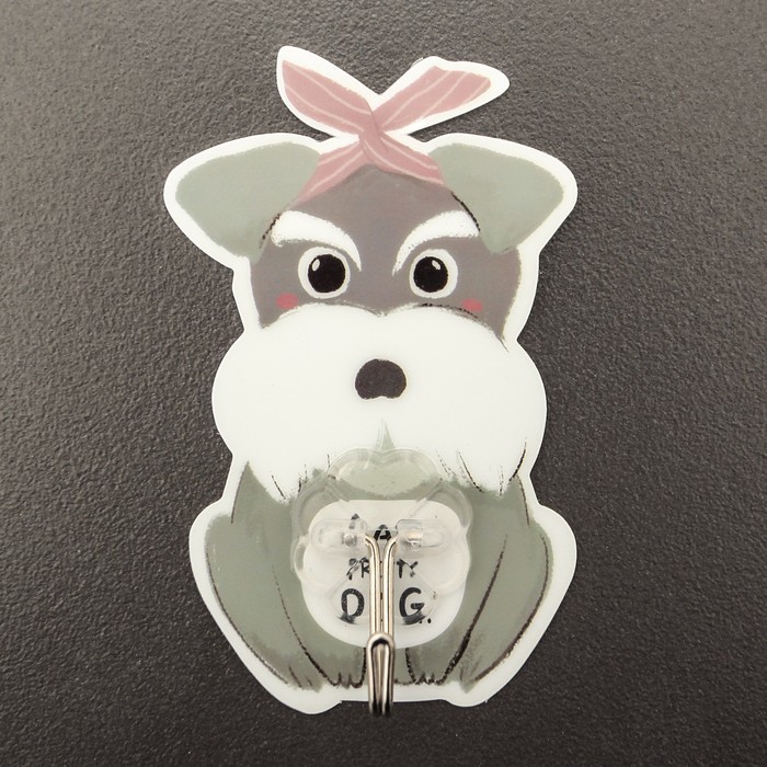 Крючок-наклейка "Собаки" дизайн МИКС