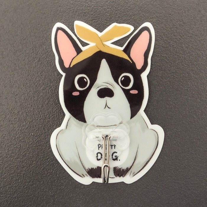 Крючок-наклейка "Собаки" дизайн МИКС