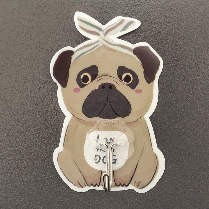 Крючок-наклейка "Собаки" дизайн МИКС