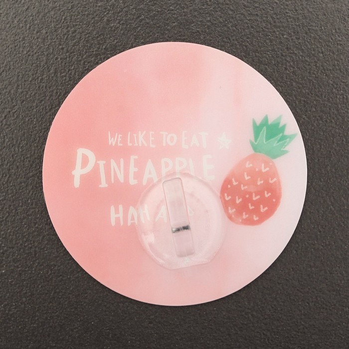 Крючок-наклейка "Фрукты, джунгли" дизайн МИКС