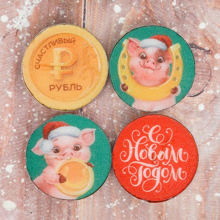 Подарочный набор "Счастья!", аромасаше + свечи