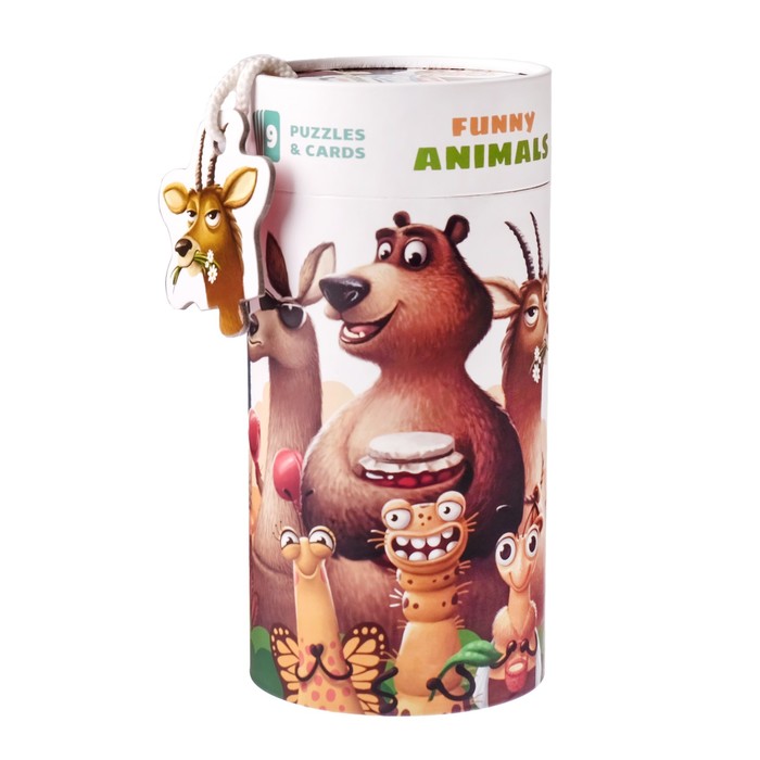 Пазл "Забавные животные"