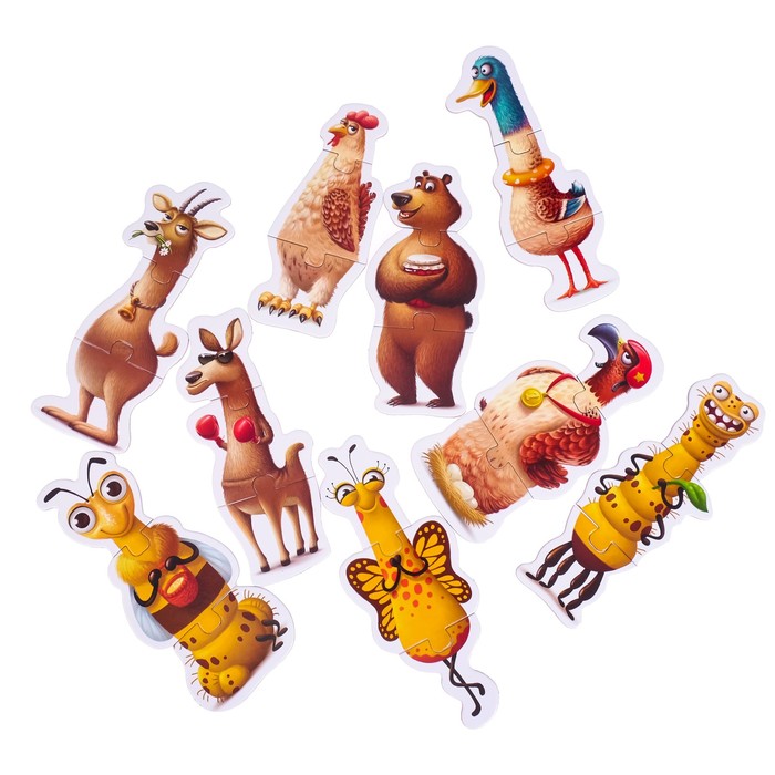 Пазл "Забавные животные"