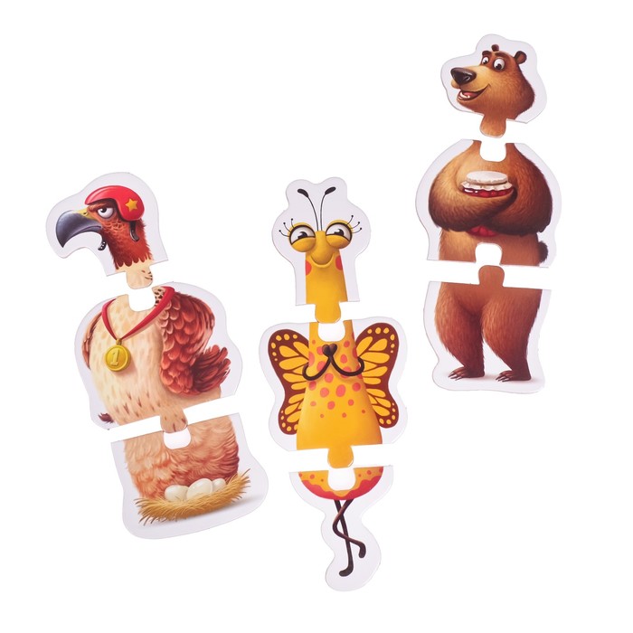 Пазл "Забавные животные"