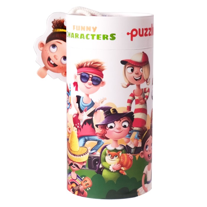 Пазл "Забавные персонажи"