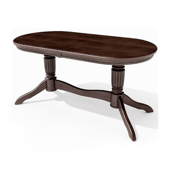 Стол "Зубр-1", 150 (200) х 90 х 75 см, цвет венге