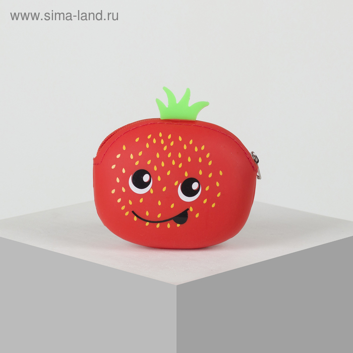 

Кошелёк, отдел на молнии, цвет красный