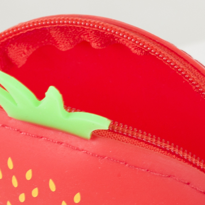 Кошелёк женский, отдел на молнии, цвет красный