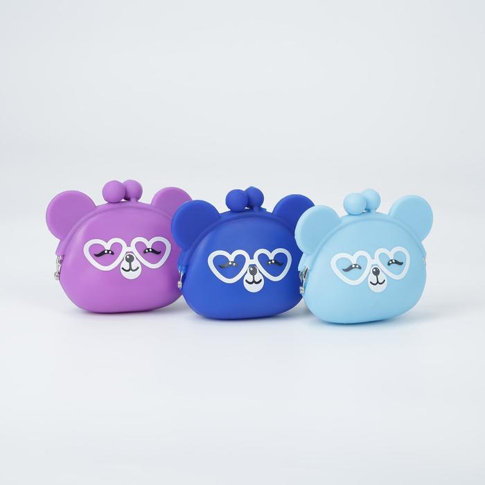 Кошелёк женский, отдел на фермуаре, МИКС