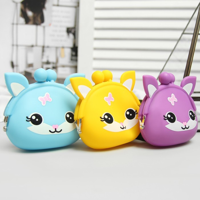 Кошелёк женский, отдел на фермуаре, МИКС