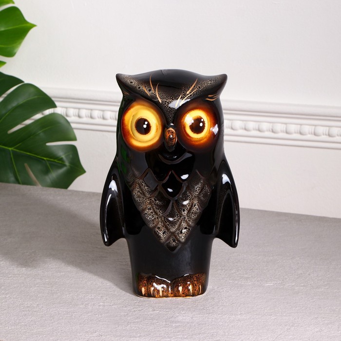 Копилка "Филин" чёрная