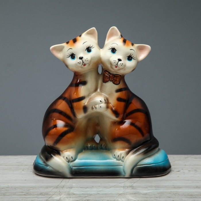 Копилка "Коты танцующие большие", глянец цветной