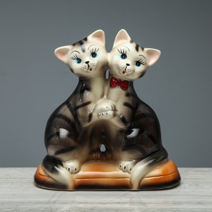 Копилка "Коты танцующие большие", глянец цветной