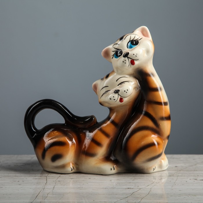 Копилка "Пара котов" малая