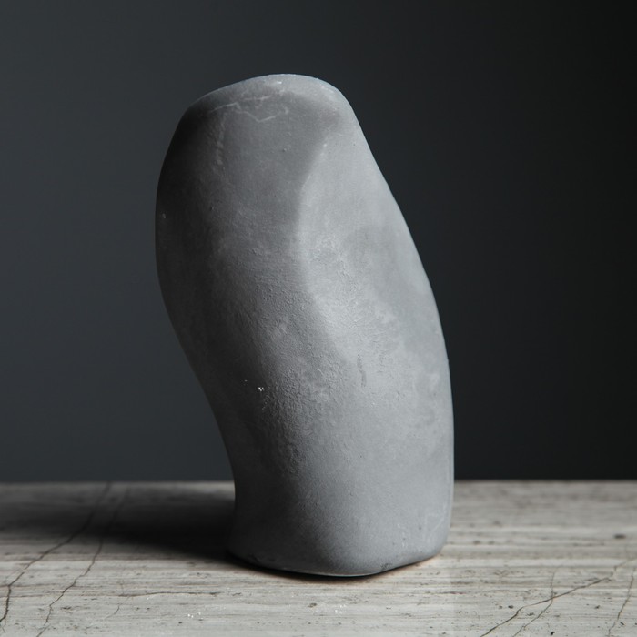 Ваза "Волна" малая цвет серый рисунок МИКС