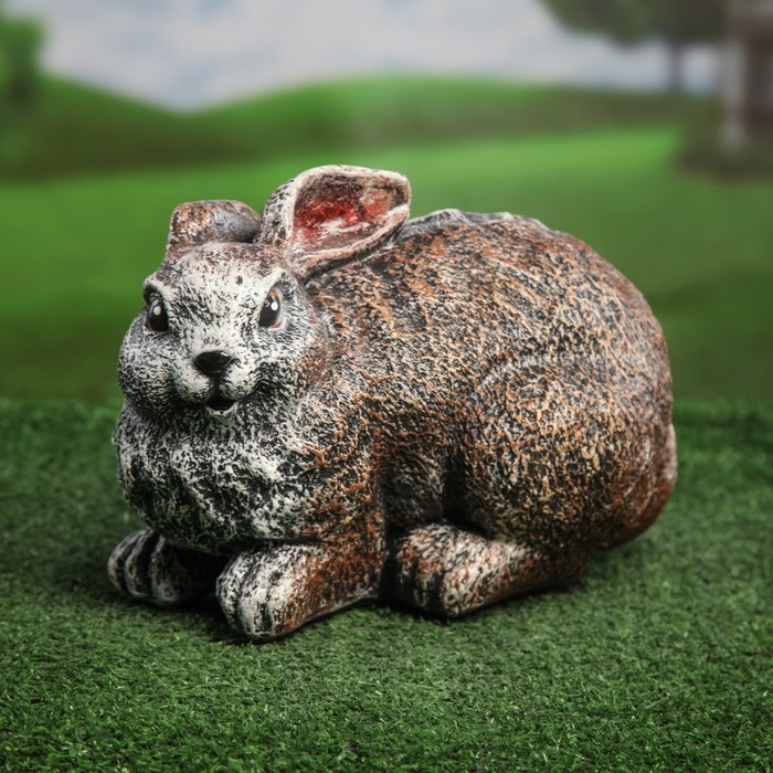 Сувенир - садовый "Зайчик "коричневый