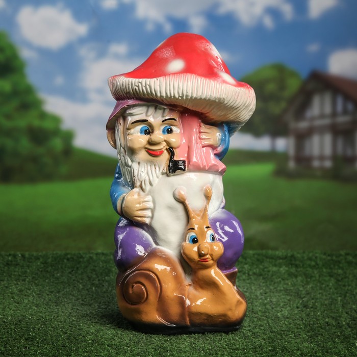 Садовая фигура "Гном Лесник" 20*22*40 см УЦЕНКА
