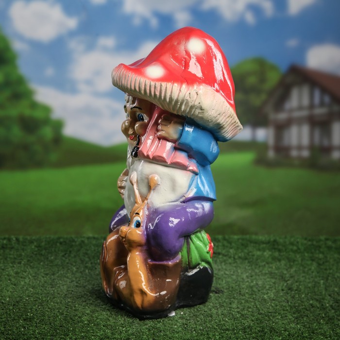 Садовая фигура "Гном Лесник" 20*22*40 см УЦЕНКА
