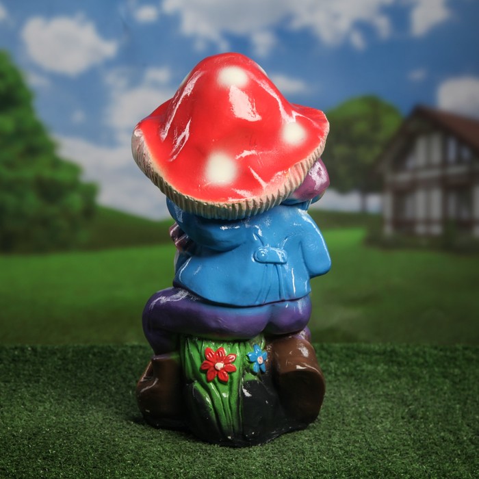 Садовая фигура "Гном Лесник" 20*22*40 см УЦЕНКА
