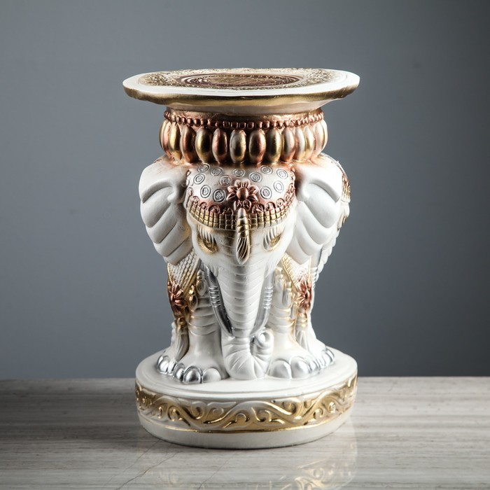 Сувенир "Слон огромный №2" белый УЦЕНКА