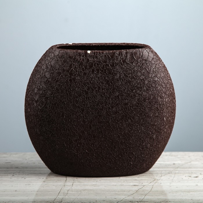 Ваза "Классика" шёлк шоколад УЦЕНКА