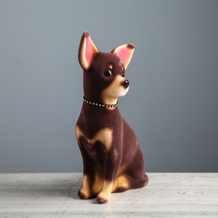 Копилка "Той" флок коричневый УЦЕНКА