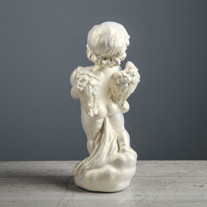 Статуэтка "Ангел с сердцем №2" перламутр УЦЕНКА