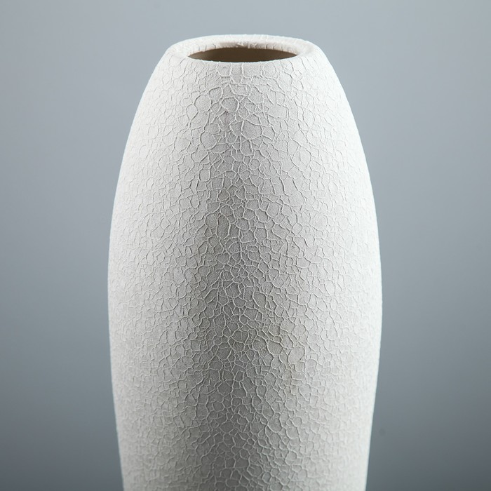 Ваза "Евро" шёлк белая УЦЕНКА