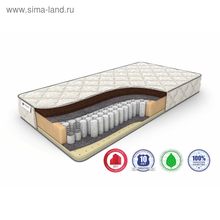 Матрас SleepDream TFK, размер 80 х 200 см, высота 21 см, жаккард матрас sleepdream tfk размер 90 х 200 см высота 21 см жаккард