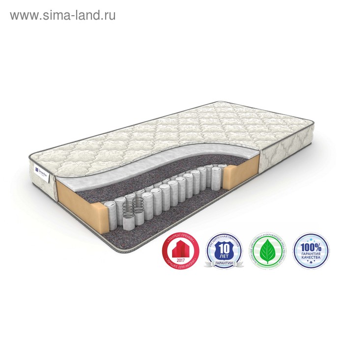 

Матрас Single Holl TFK, размер 140 х 200 см, высота 18 см, жаккард