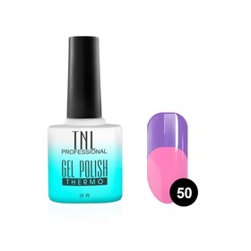 

Гель-лак TNL Тhermo №50, лиловый/ярко-розовый, 10 мл