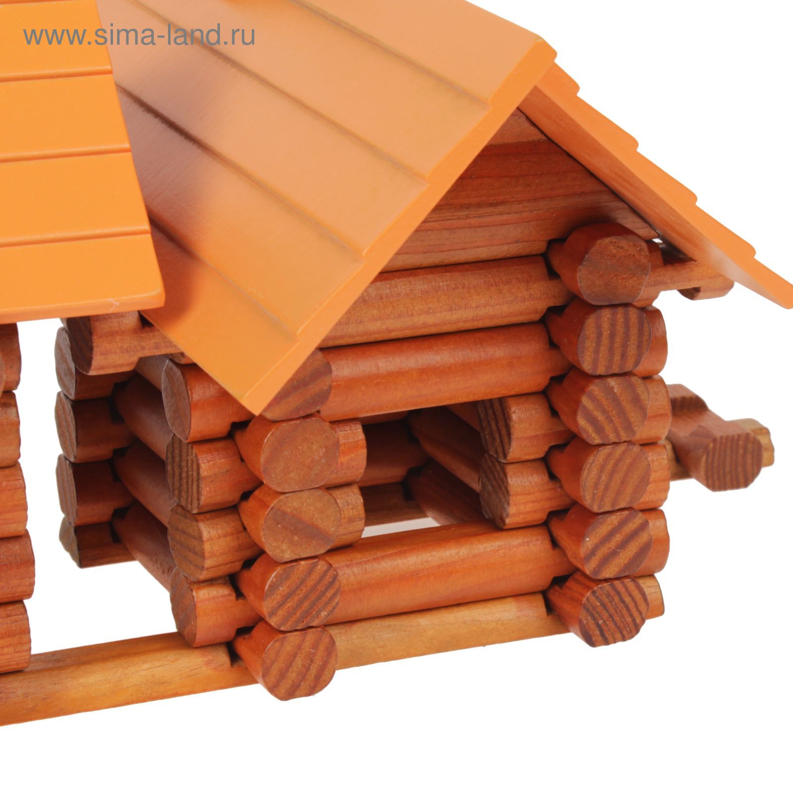 Конструктор деревянный домик из бревен