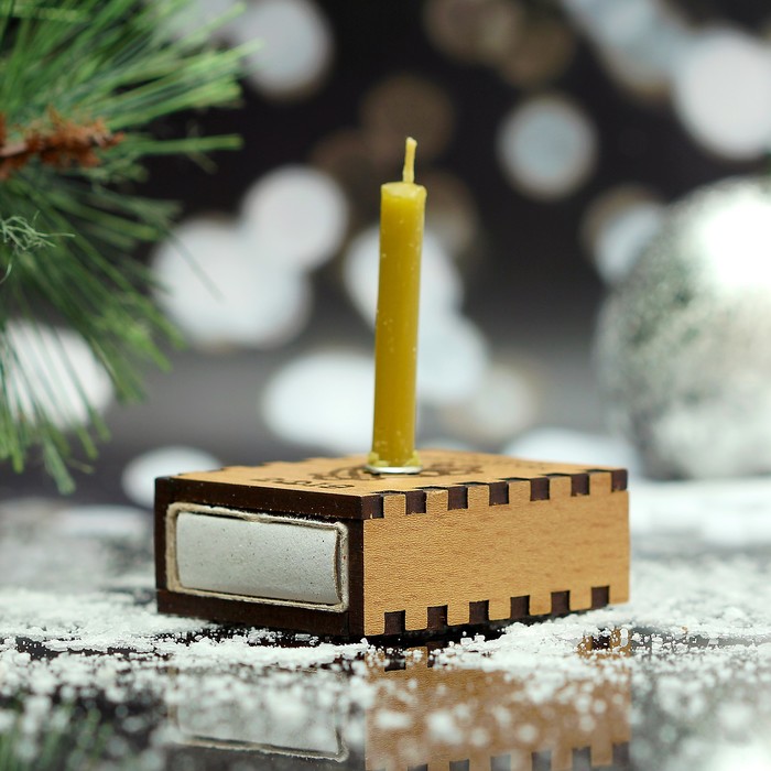 Магический ларец желаний "Богатство. 2019" со свечками, 5,2х4,5х2 см