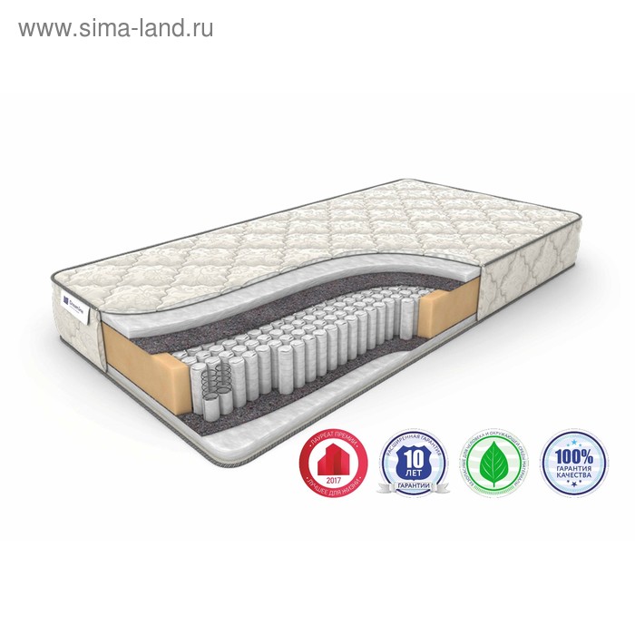 Матрас Eco Holl S-1000, размер 160 х 190 см, высота 21 см, трикотаж матрас sleepdream s 1000 размер 160 х 190 см высота 21 см трикотаж